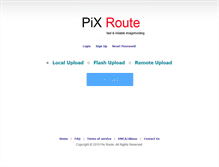 Tablet Screenshot of pixroute.com